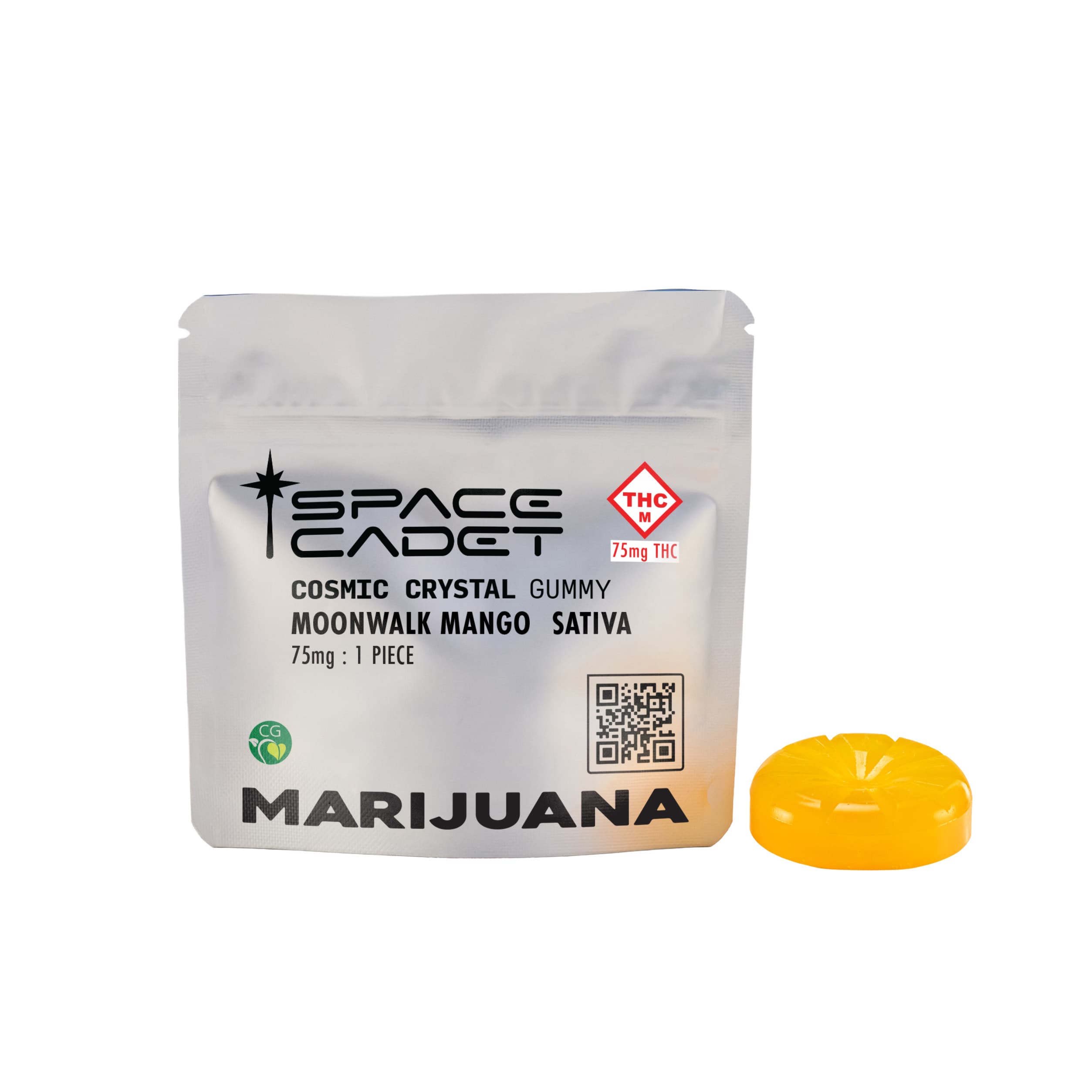 Space Cadet Moonwalk Mango | Cosmic Crystals Gummy 75mg (1ct)