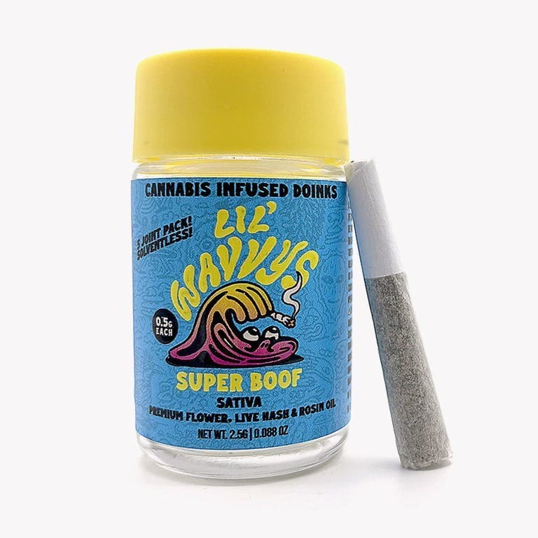 Wavvy Super Boof | Infused Pre-Roll | 5pk | 2.5g