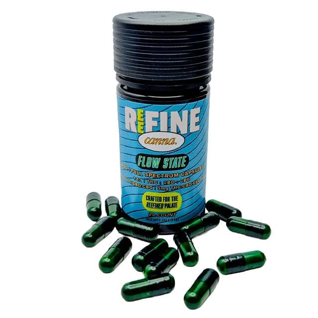REEFINE Reefine Cannabis 20pk/100mg RSO Capsules- Flow State 1:1:1 (THC:CBD:CBG)