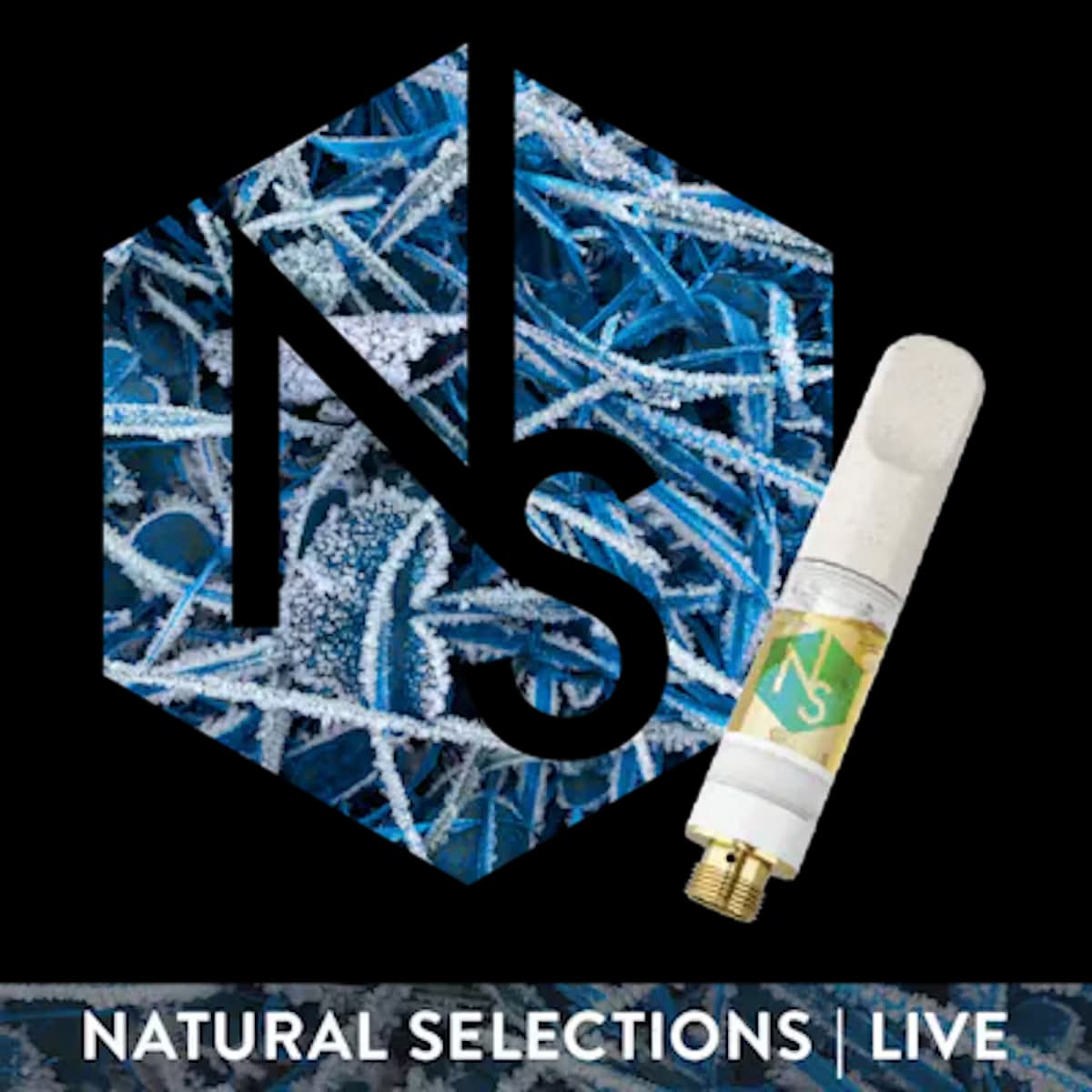 Natural Selections Champagne Cookies | Cured Resin Liquid Diamond Cartridge