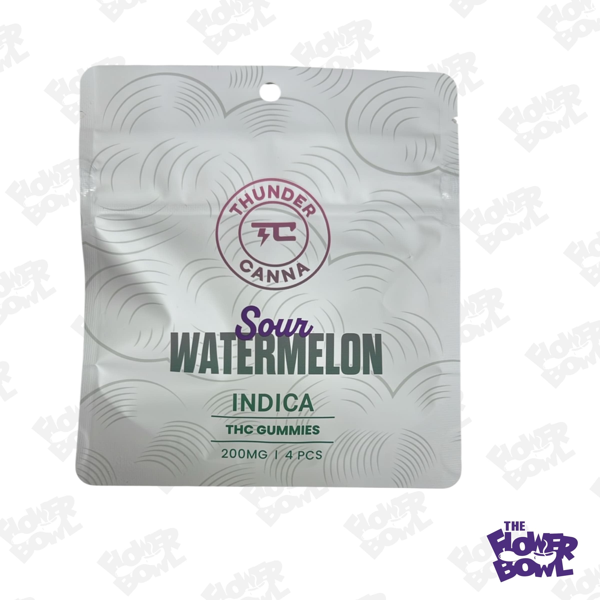 Thunder Canna 200mg Gummies | Sour Watermelon