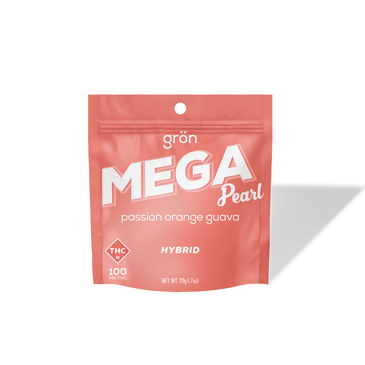 Grön Gron: Mega Pearl | Passion Orange Guava | Hybrid | 100mg