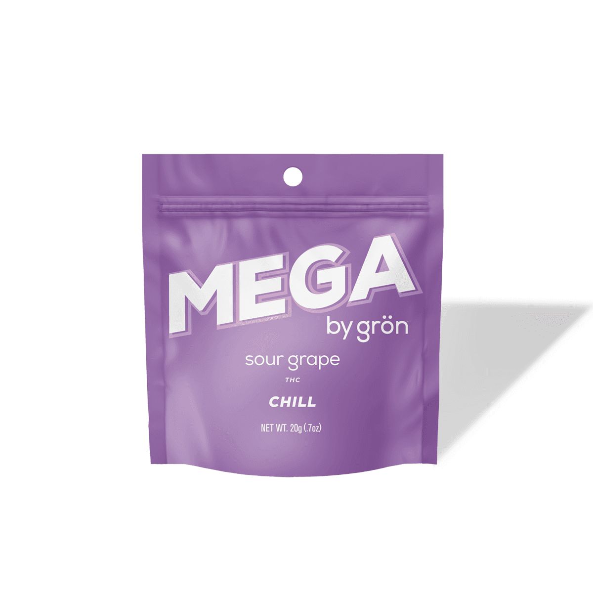 Grön Gron: Mega Pearl | Sour Grape | Indica | 100mg