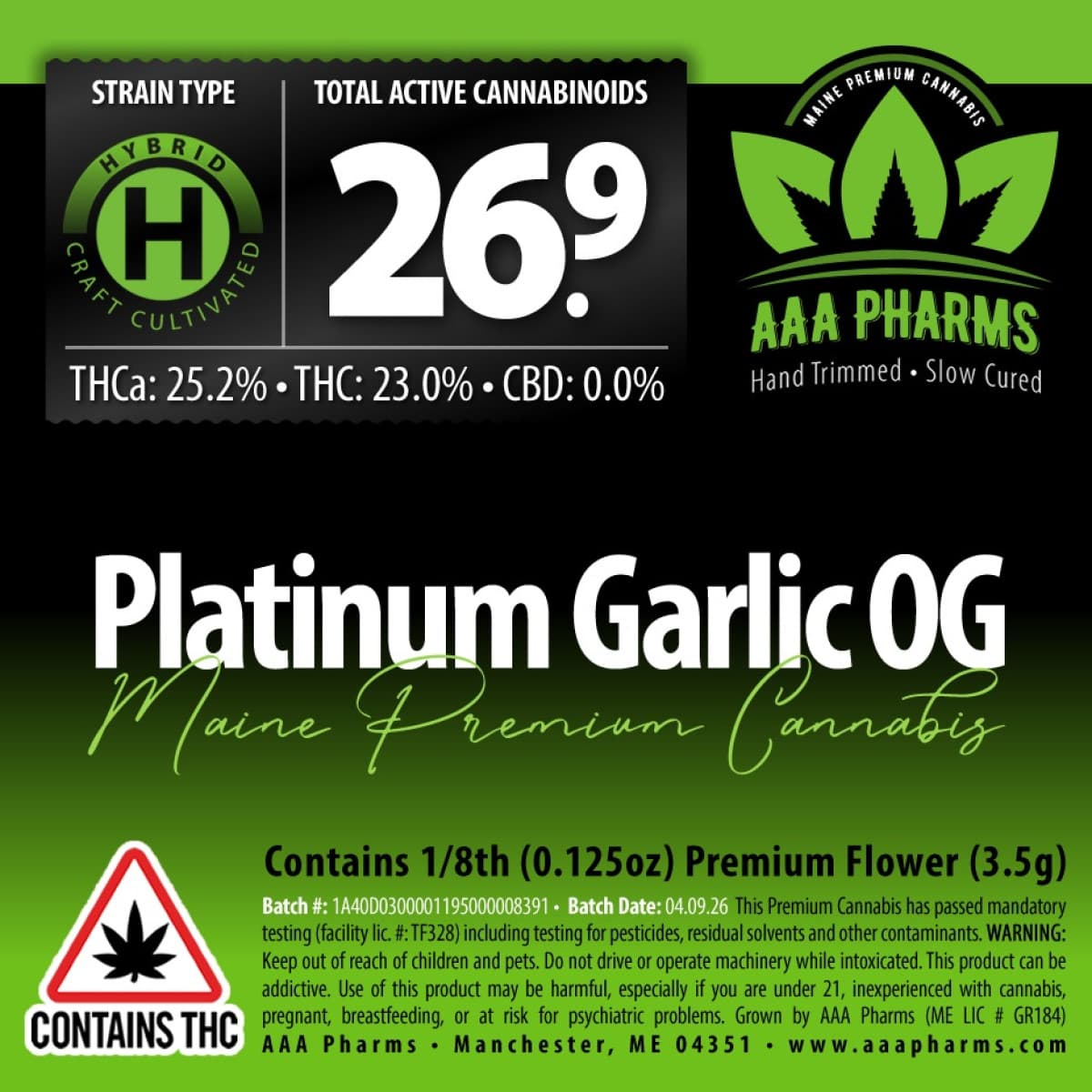 AAA Pharms Platinum Garlic