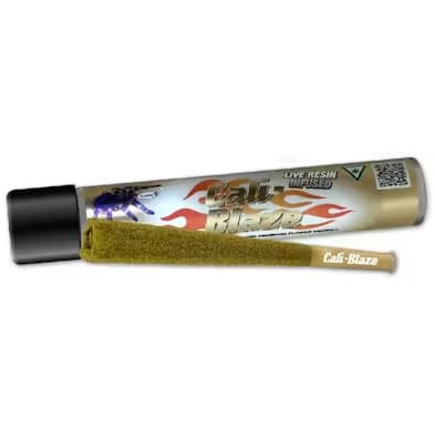 Cali-Blaze Raspberry 1.0g Infused Tarantula Pre-Roll