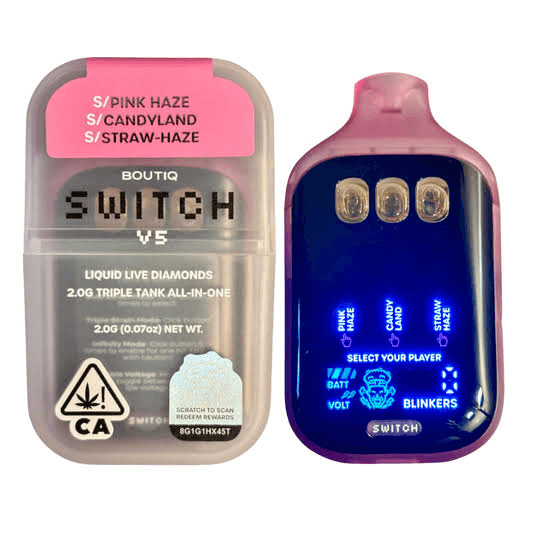 Boutiq Switch Disposable | Pink Haze x Candyland x Straw-Haze