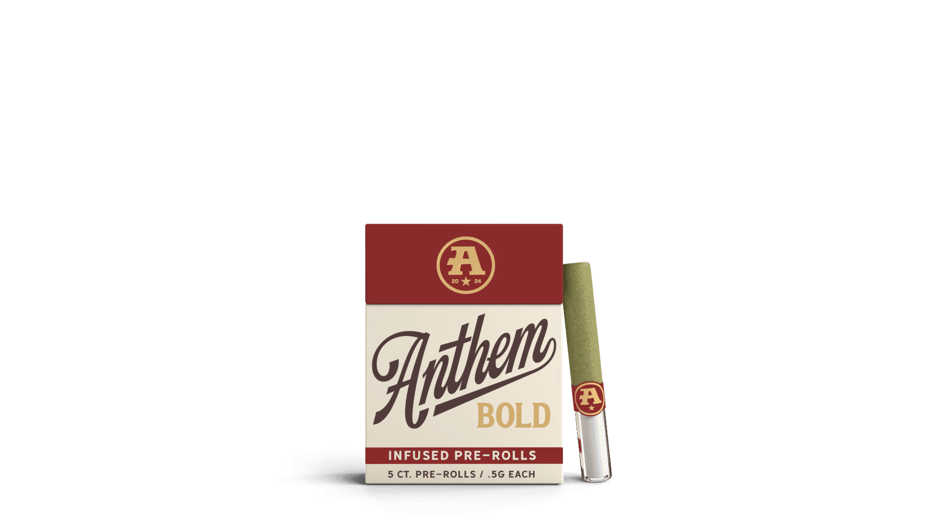 Anthem Berry Gelato- 5 Pack Infused Pre Rolls