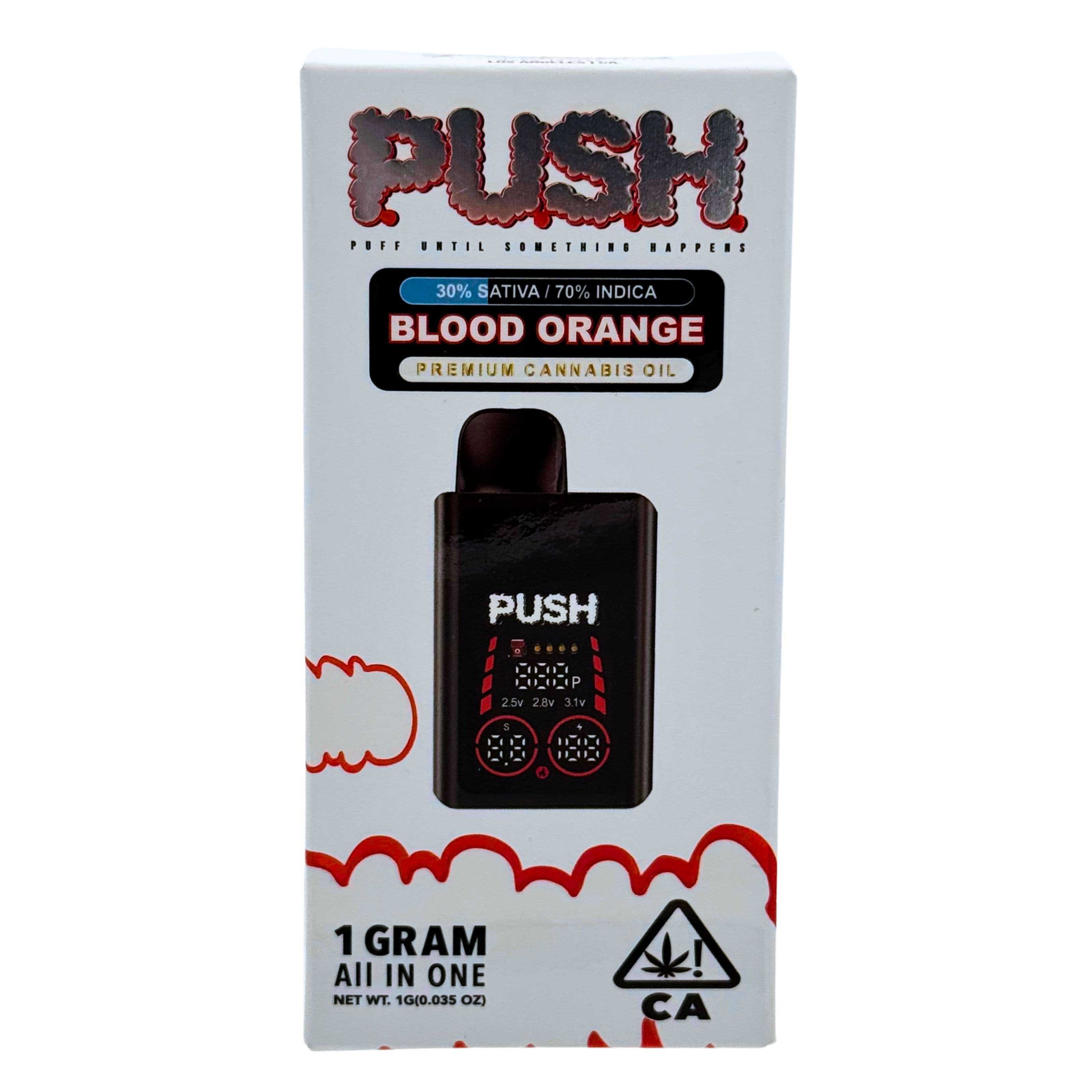 PUSH Push Blood Orange Indica AIO 1g