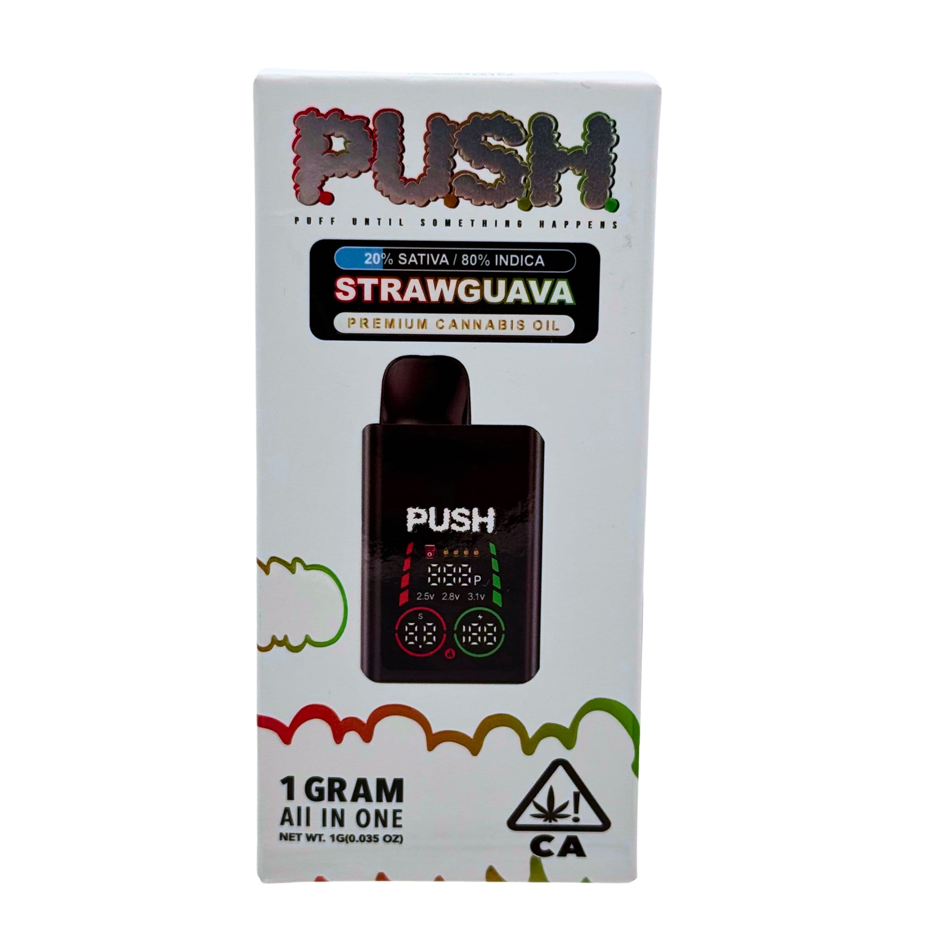 PUSH Push Strawguava Indica AIO 1g
