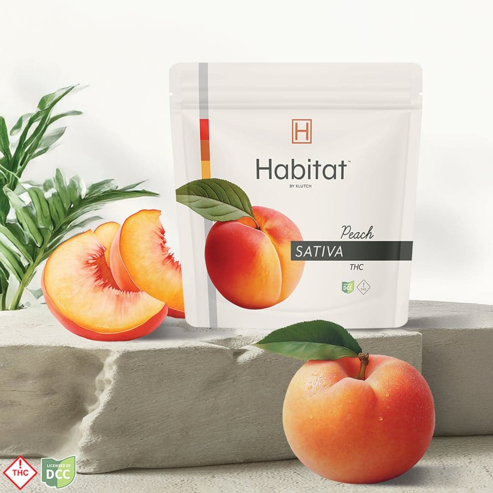 Habitat by Klutch Peach (S) (20pk) 100mg