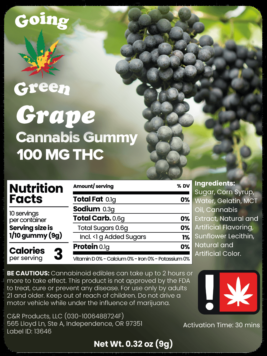 Better Edibles Grape Single Gummie