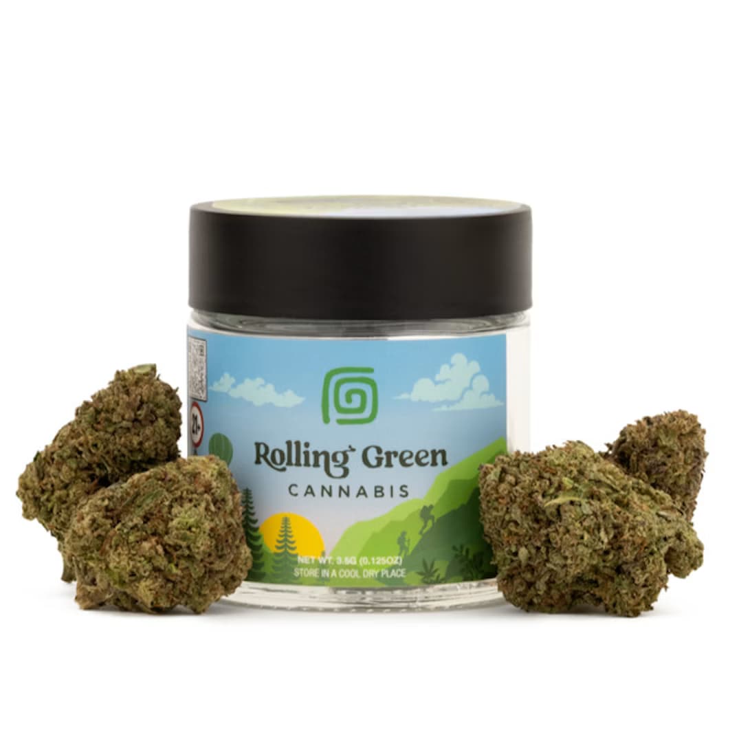 Rolling Green Banana Cream Gelato - Flower - 3.5g