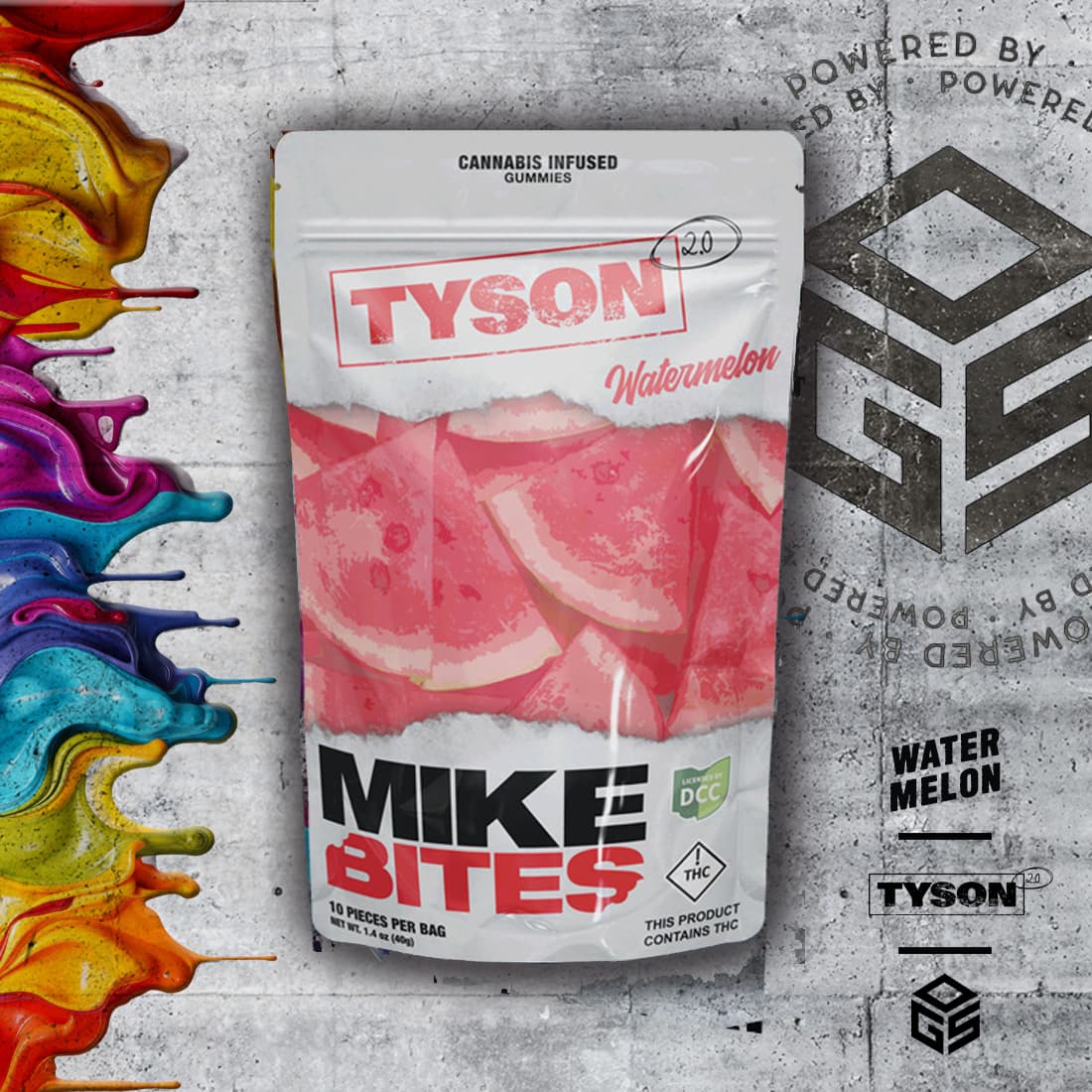 Tyson 2.0 Watermelon Mike Bites | 10 Pack
