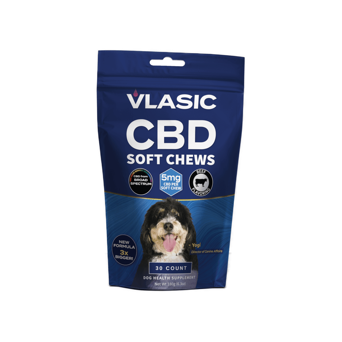 Vlasic Labs Dog Chews | Beef | 150mg CBD | 30ct