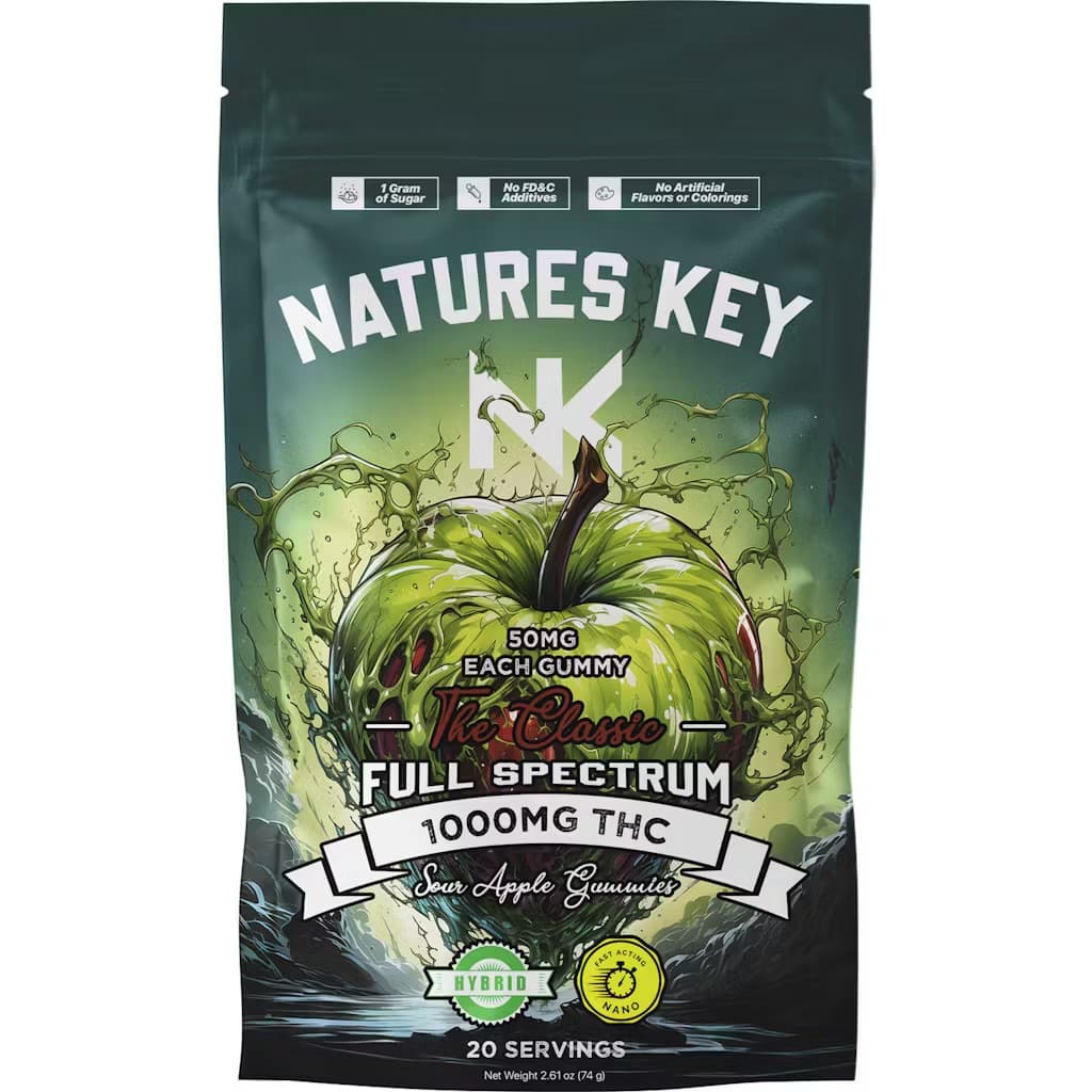 Nature's Key Green Apple - Natures Key Nano Gummies