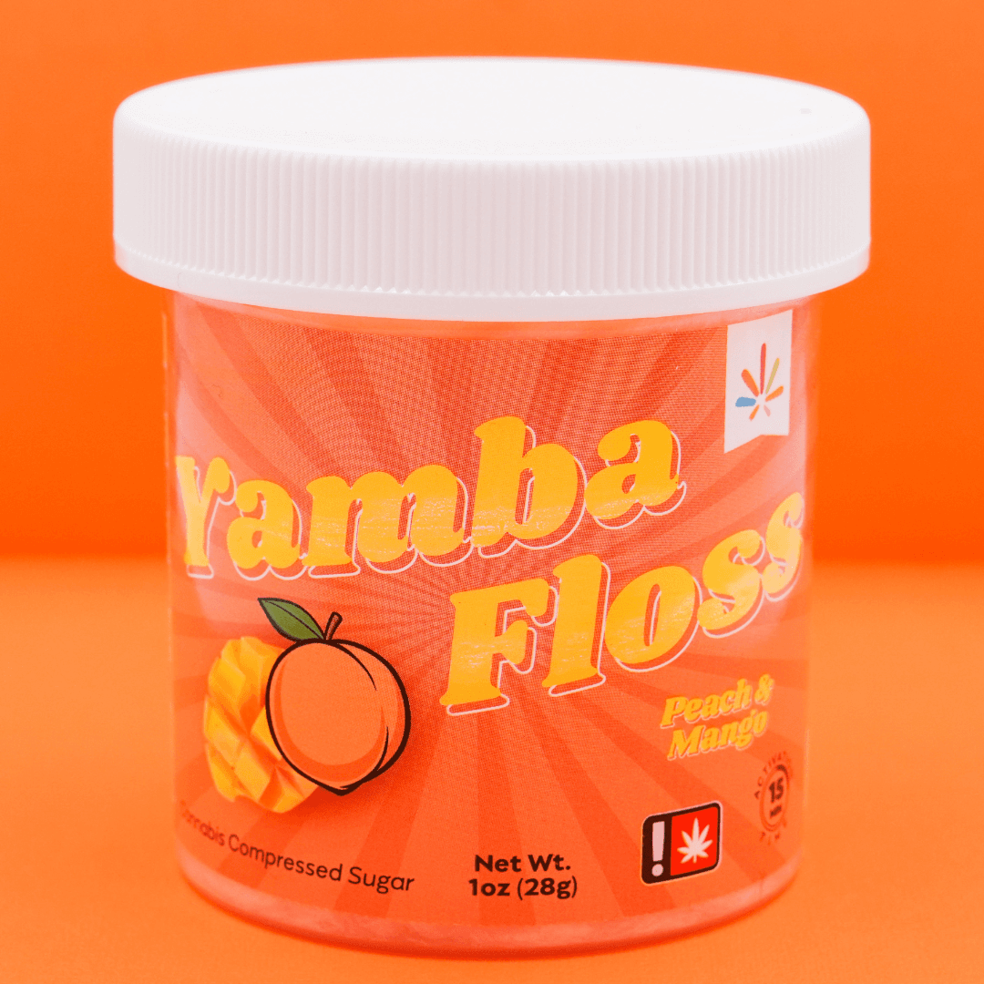Yamba Peach Mango Floss - 100mg