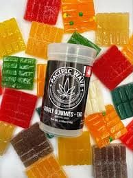 Pacific Wave PW 1pc Giggly Gummy Blue Raspberry - 100mg