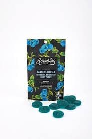 Smokiez Edibles Smokiez 10pc Blue Raspberry Sour Fruit Chews - 100mg