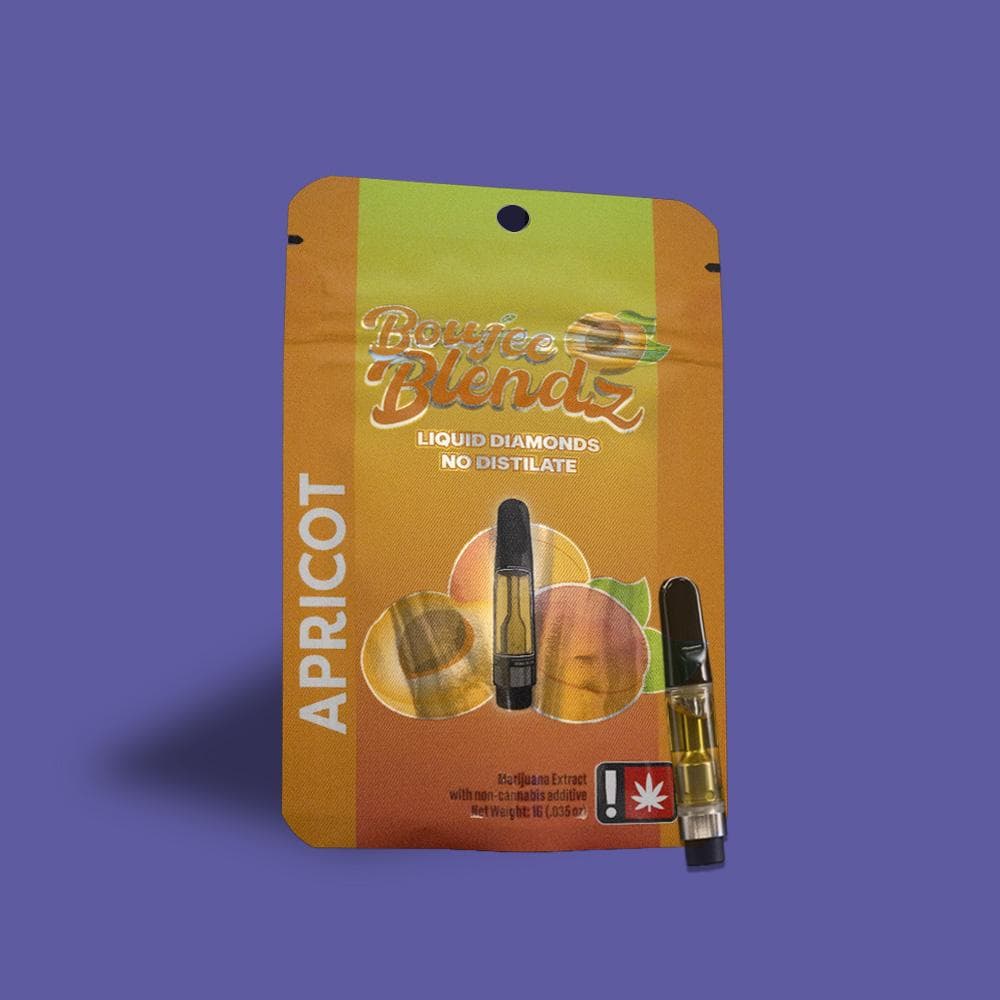 Boujee Blendz Apricot Liquid Diamond | Flavored | Cartridge