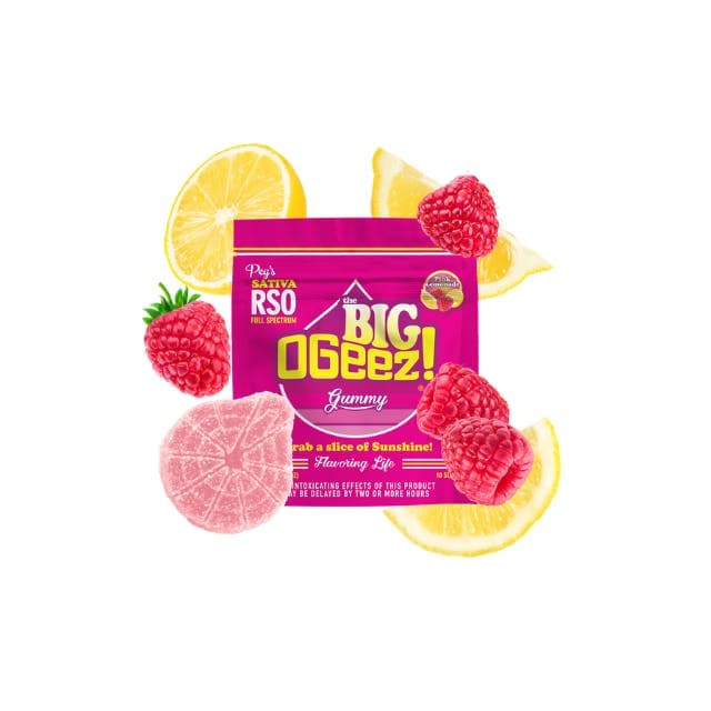 OGeez! Peg's BIG Pink Lemonade Sativa RSO - 100 mg