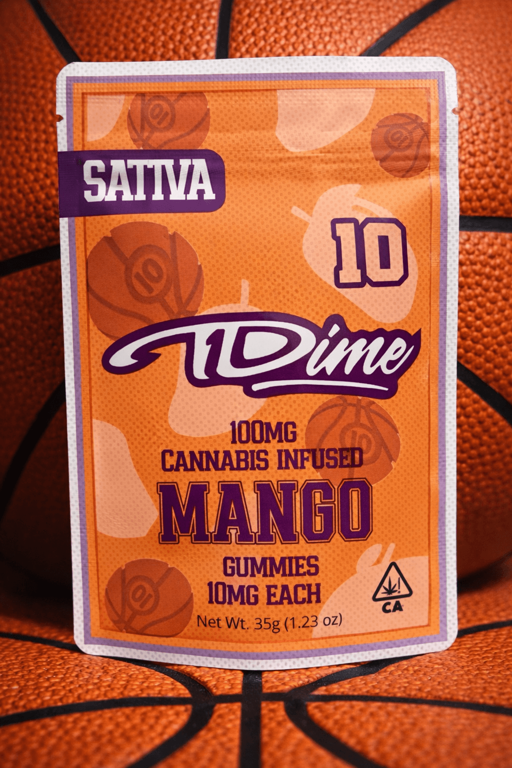 Team Dime Team Dime Gummies 10pk 100mg - Mango