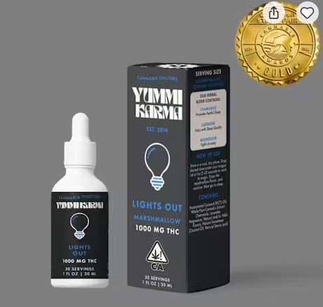 Yummi Karma Lights Out Drops 1000Mg