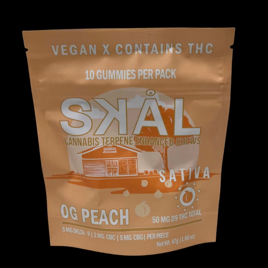 Skal OG Peach Gummies | 50 mg