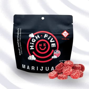 High Five Cannabis Co. Sour Watermelon Gummies 20pk