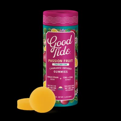 Good Tide Passionfruit - THC:CBD:CBN - 300mg - 10ct