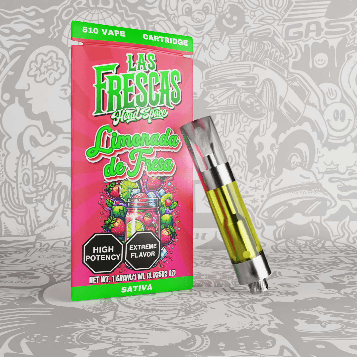 Head Space Las Frescas Dispos Las Frescas Disposable - Limonada De Fresa