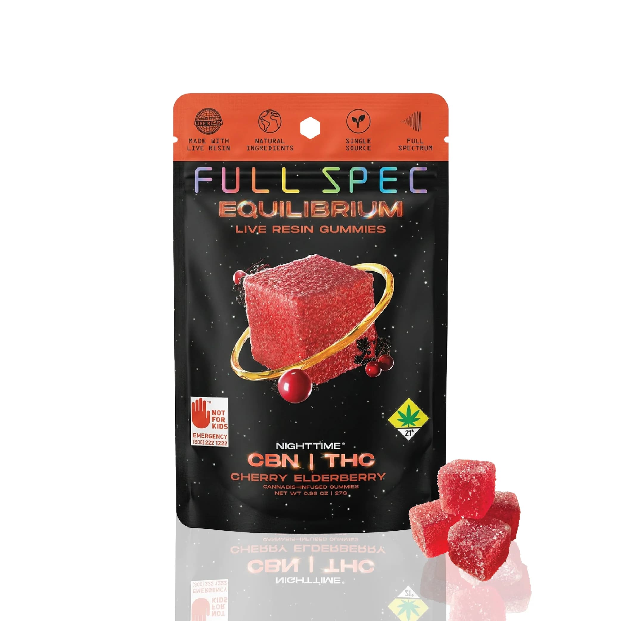 Full Spec 2:1 Cherry ElderBerry [10pk] (200mg CBN/100mg THC)