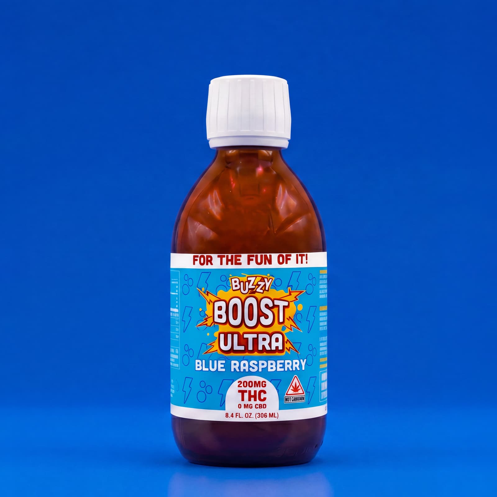 Buzzy Beverages Ultra Boost Blue Raspberry 200mg