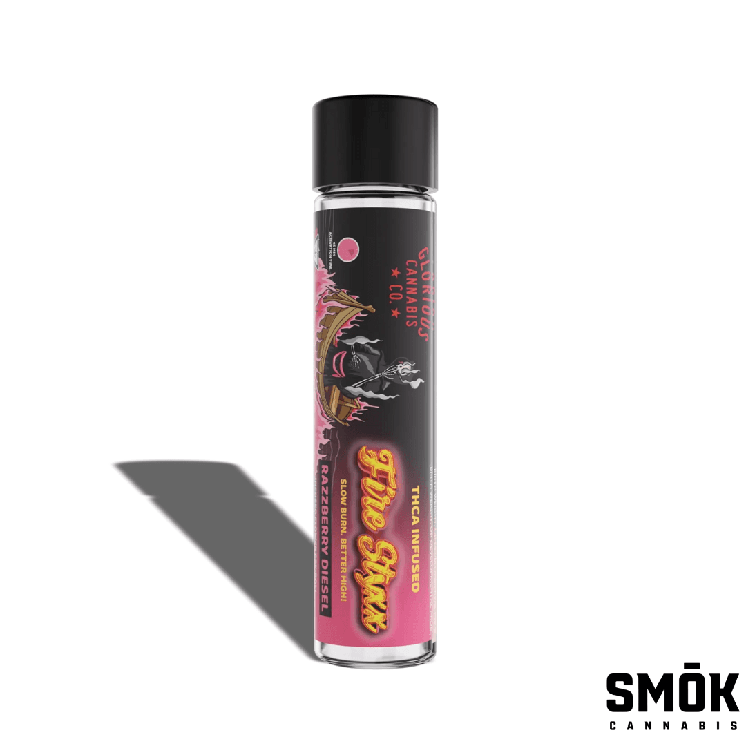 Simpler Daze Fire Styxx Infused Pre-Roll | Razzberry Diesel