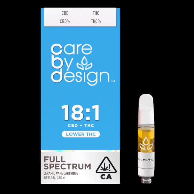 Care By Design 2:1 CBD Cartridge - 1g Vapes