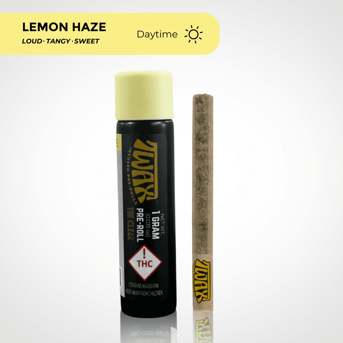 TWAX TWAX Pre-Roll 1pk/1g Infused- Lemon Haze