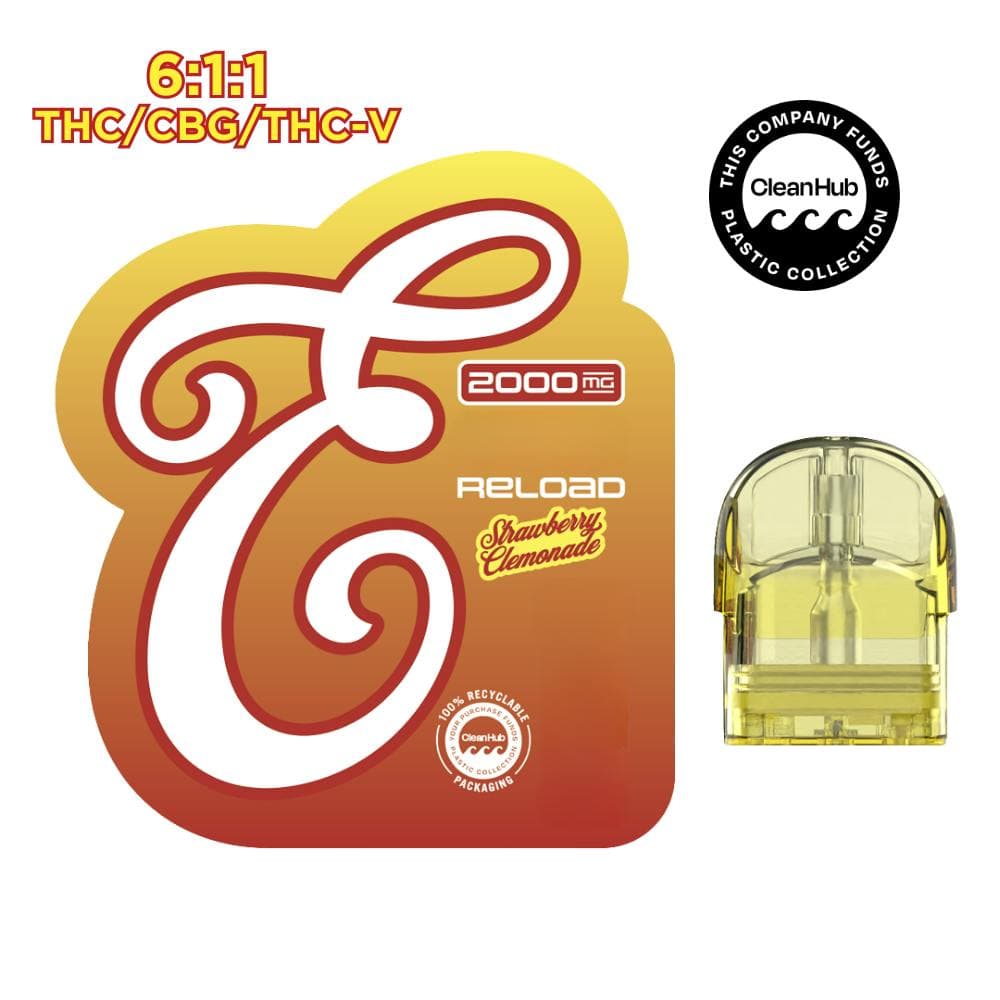 Eureka RELOAD - 1g FUSION - Strawberry Clemonade (6:1:1 THC/CBG/THC-V)