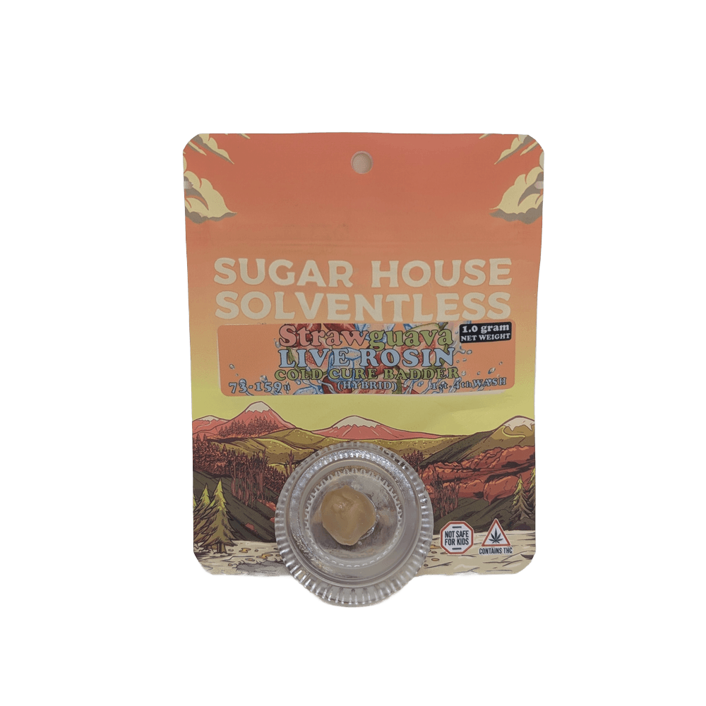 Sugar House Solventless Strawguava Live Rosin | Sugarhouse Solventless