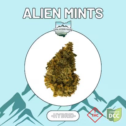 Appalachian Pharm Appalachian Pharm Alien Mints (H) Flower 3.5g