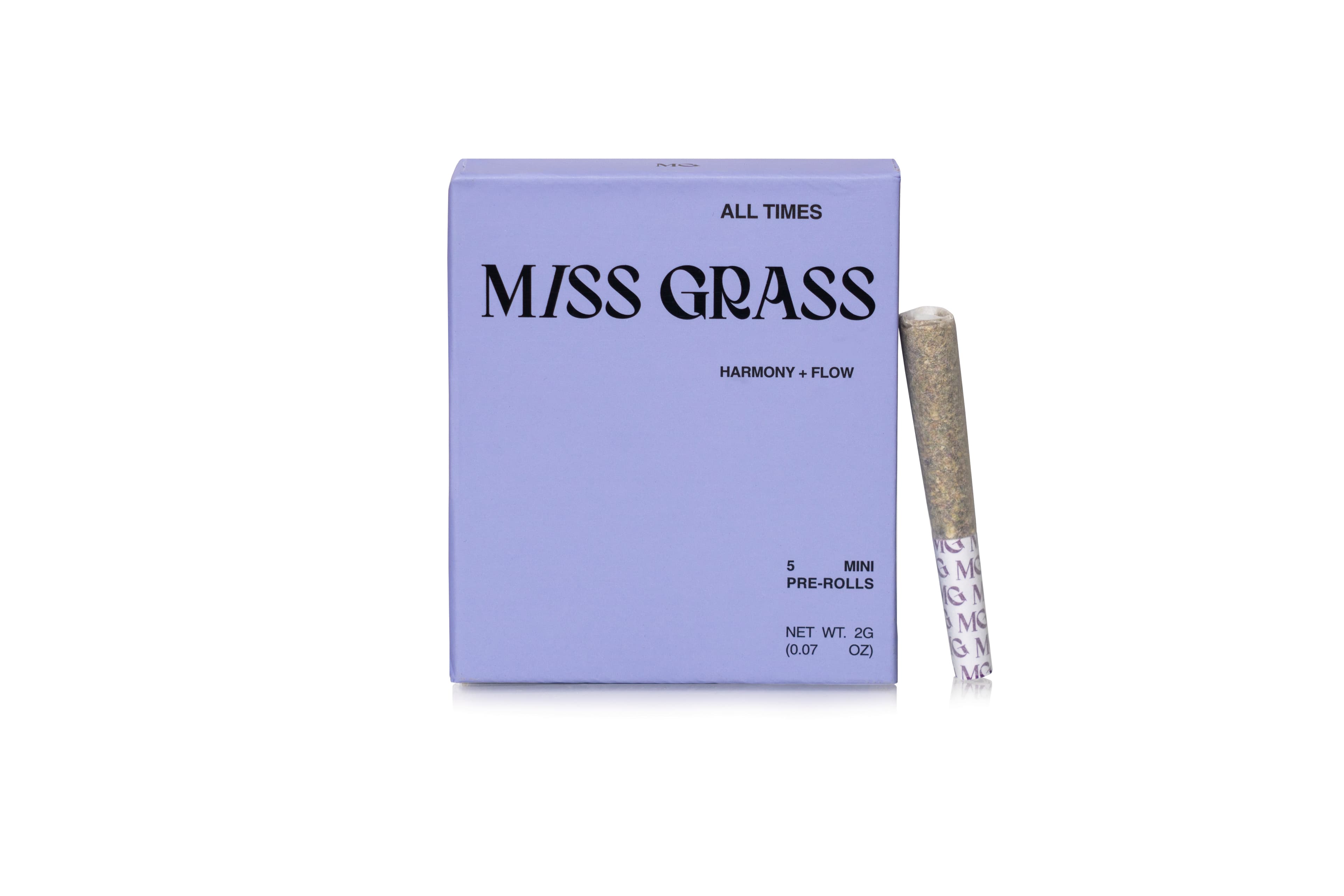 Miss Grass Cookies N Cream Minis 5pk - All Times 2g