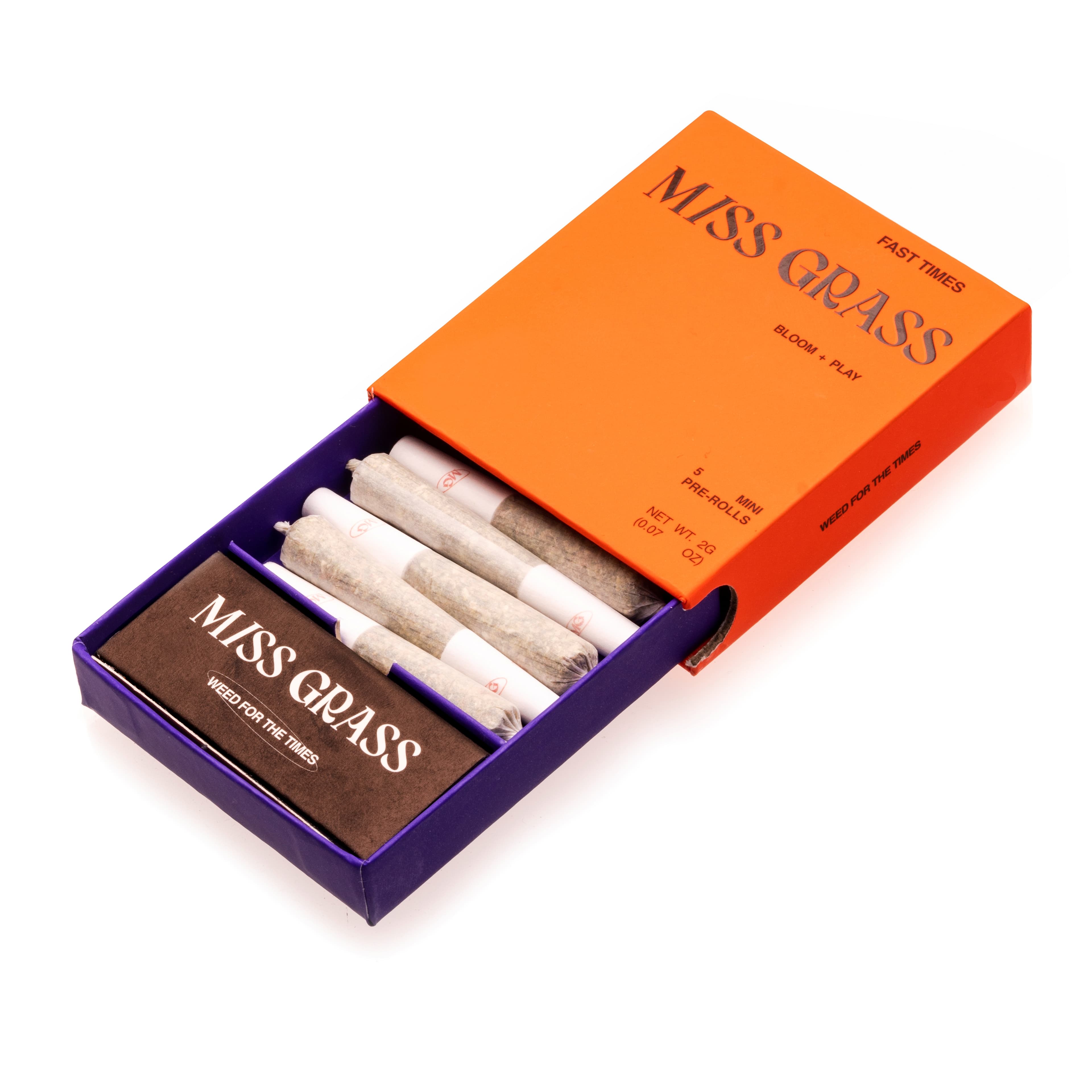 Miss Grass Super Lemon Haze Minis 5pk - Fast Times 2g