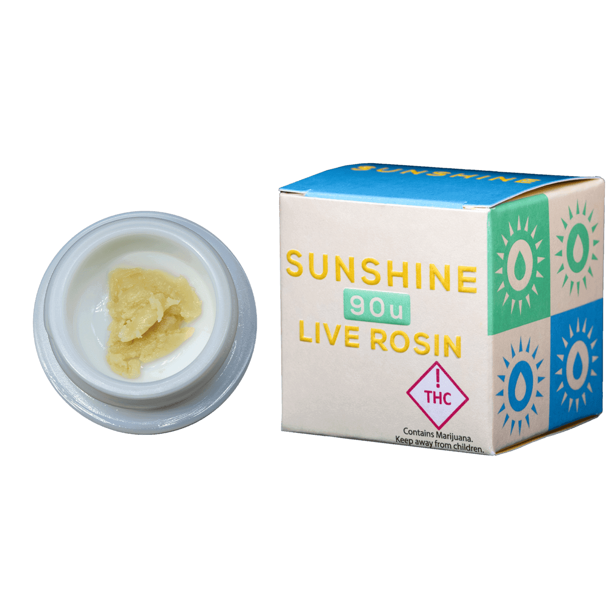 Sunshine Farms 1g Live Rosin 90u - - Lixz Cream