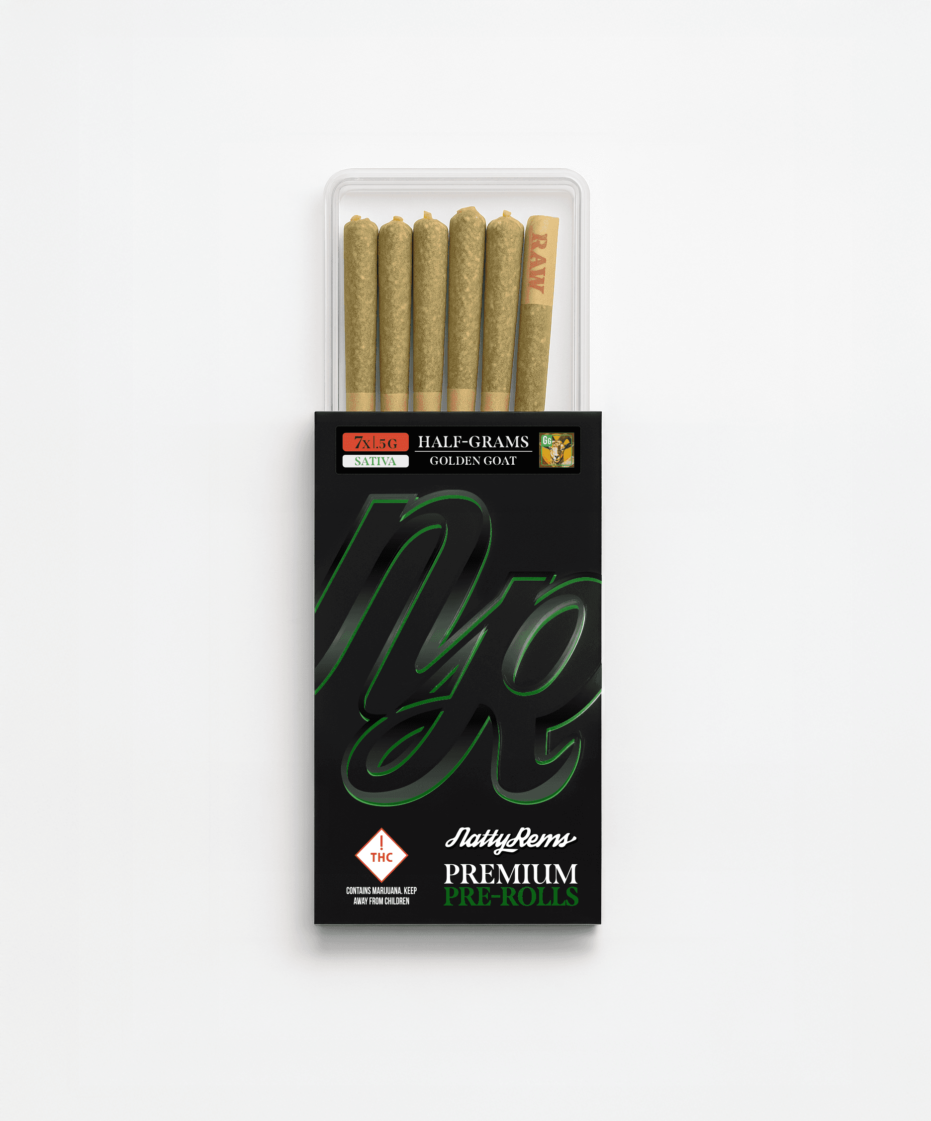 Natty Rems Flo Driver-(S)-Preroll 7pk- -Natty Rems
