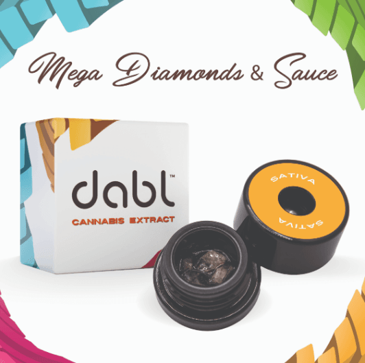 dabl Mega Diamonds and Sauce | dabl | Lime Skunk | 1g