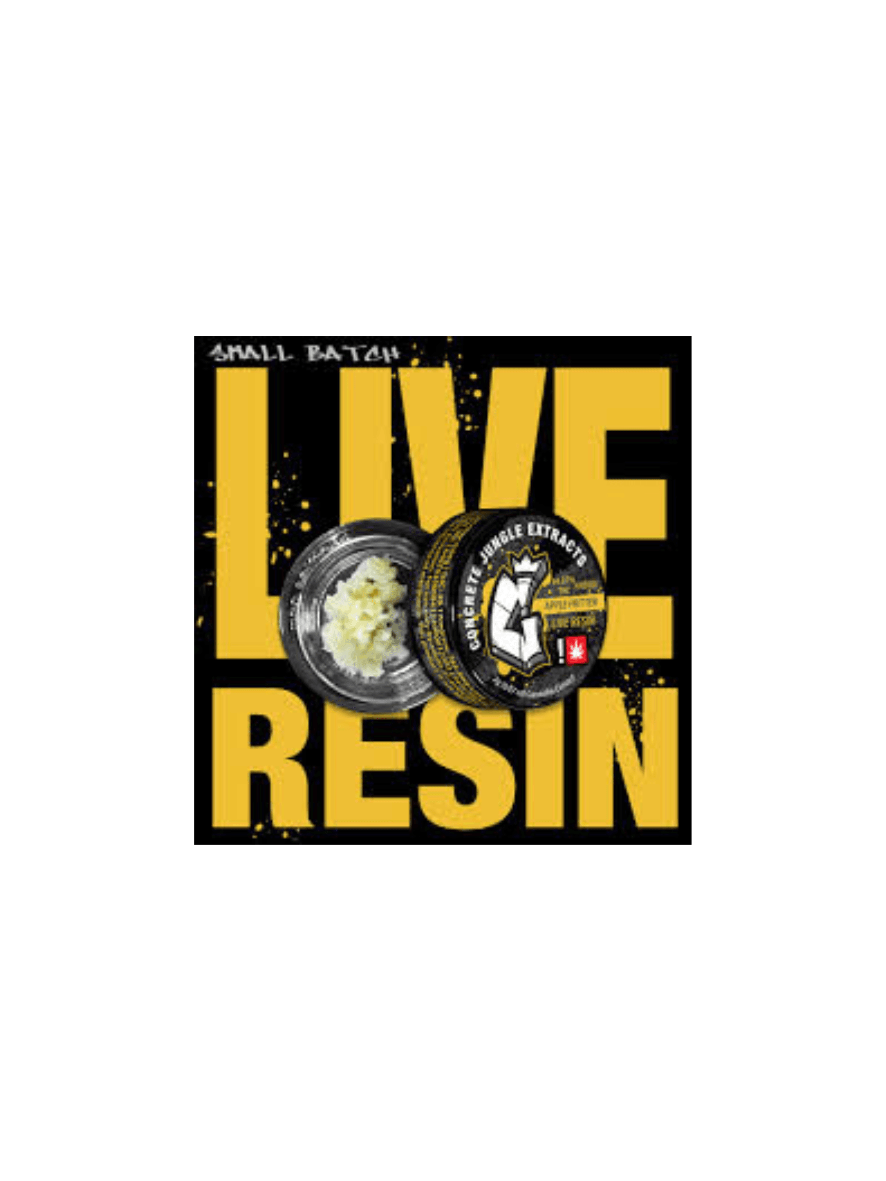 Concrete Jungle EXTRACT - LIVE RESIN - 1G - INDICA - BLACK MAPLE