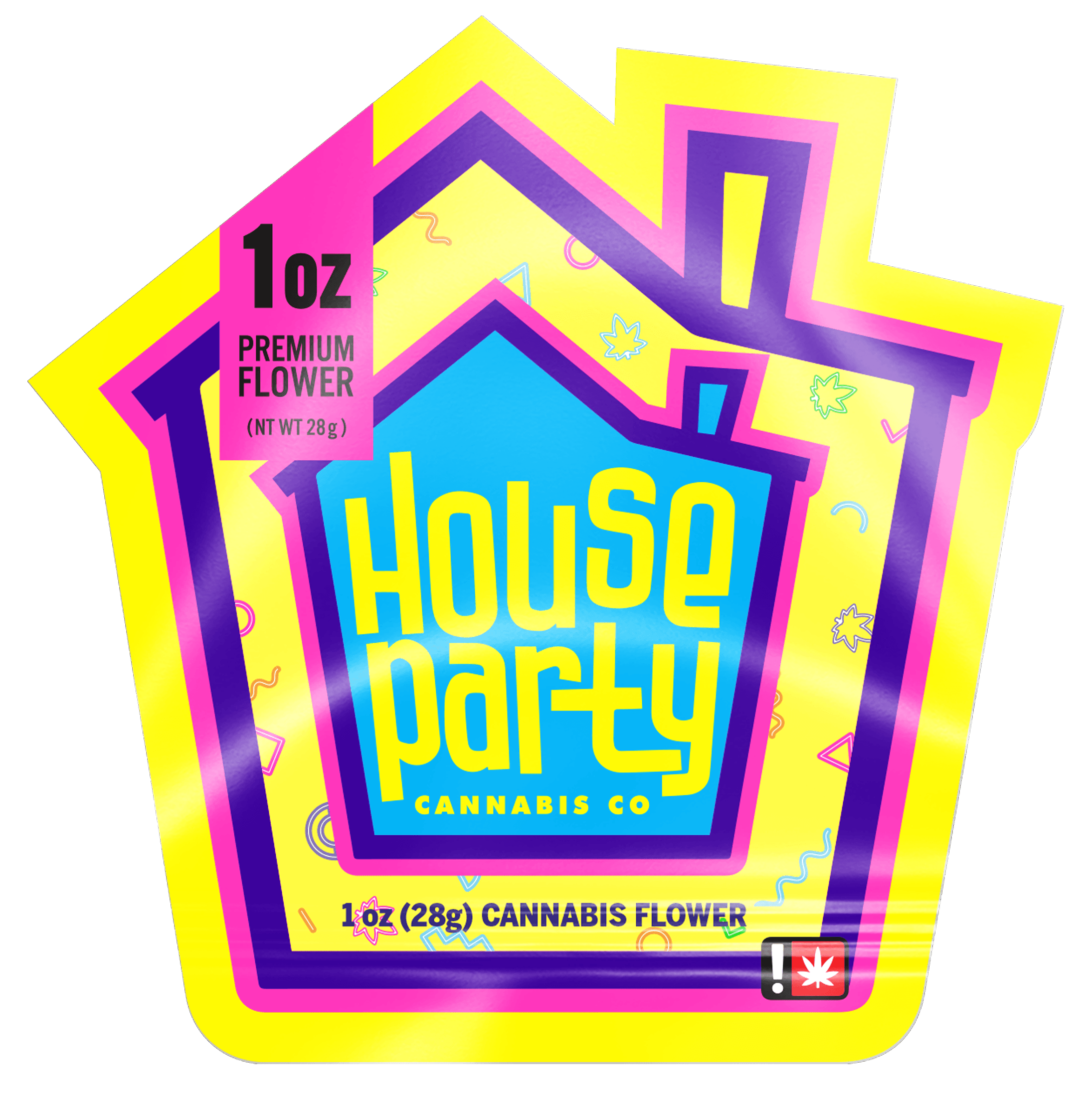 House Party CANNABIS FLOWER - 28G - SATIVA - BLUE DREAM