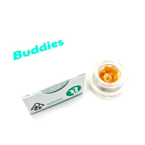 Buddies EXTRACT - CRUMBLE - 1G - HYBRID - LEMON CHERRY GELATO