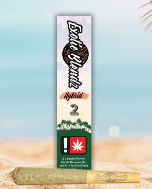Exotic Blendz EXOTIC BLENDZ - PREROLL - 0.5G x 2 - HYBRID - DIVUS