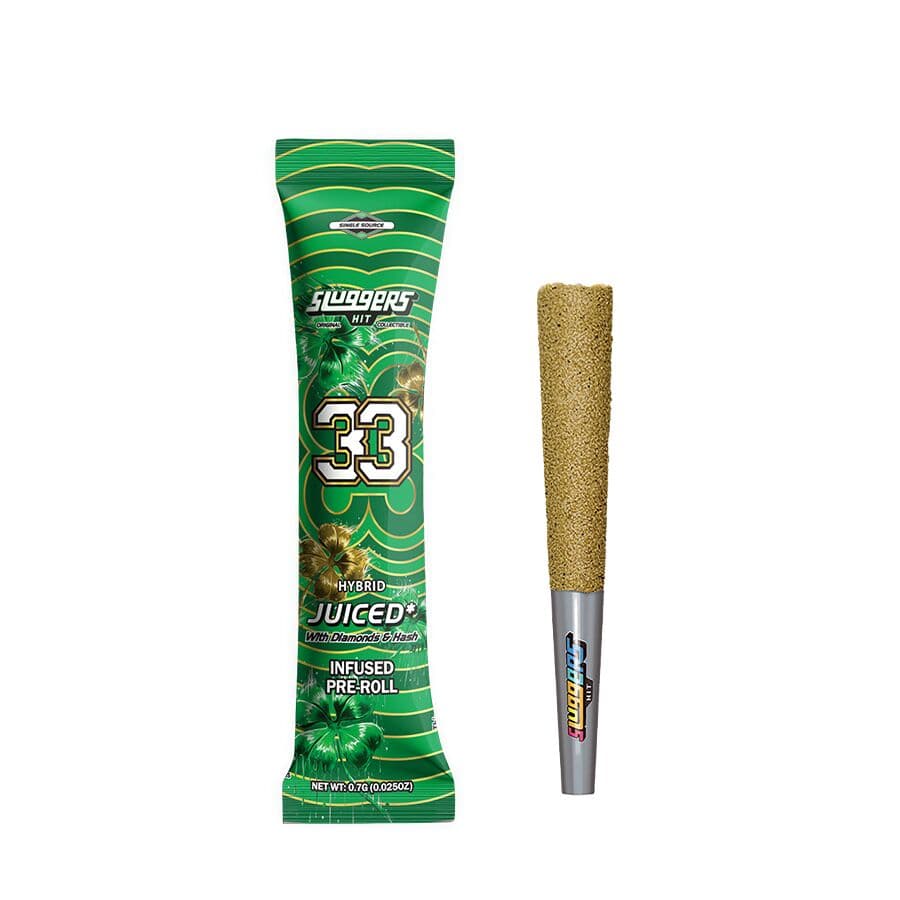 Sluggers 33 - .7g Infused Pre-Roll - Hybrid - .7g