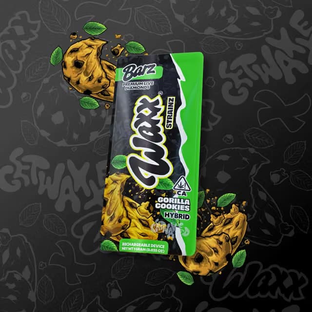 Waxx Gorilla Cookies | Live Diamonds Disposable | 1g