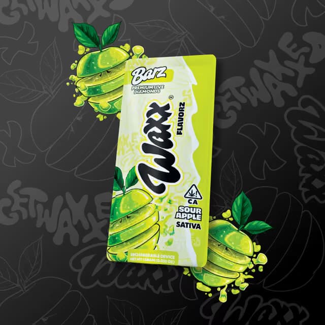 Waxx Sour Apple | Live Diamonds Disposable | 1g